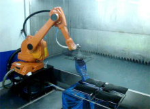 电子相框外壳机器人涂装生产线